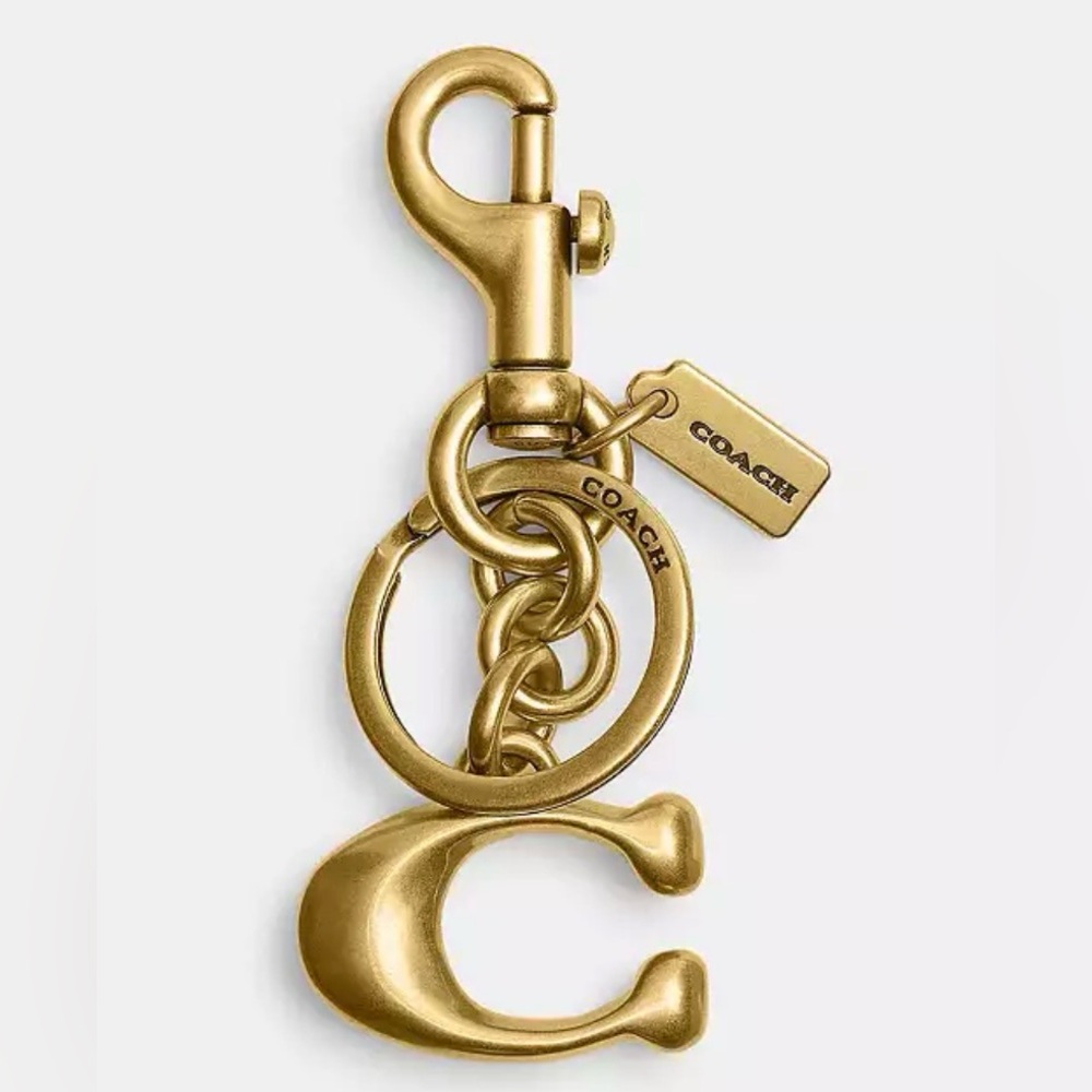 Coach Brass Keychain